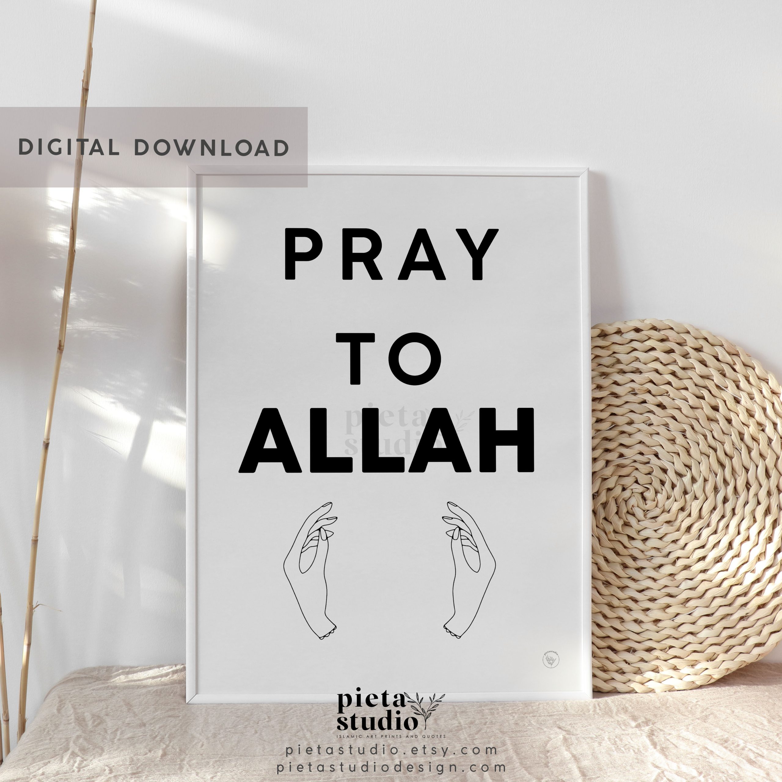 Always and always pray to Allah only