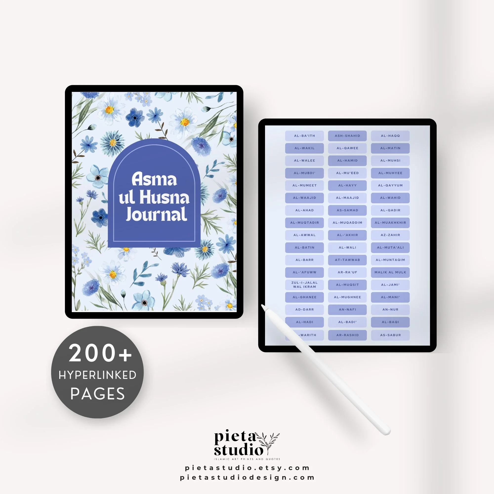 99 Names of Allah Journal Goodnotes